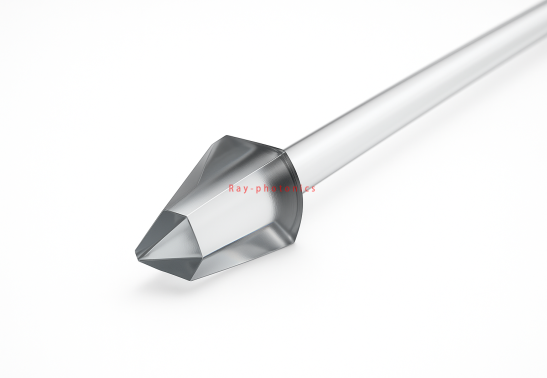 Four-facet tapered Lensed Fiber